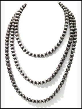 Multi Layer Pearl Turquoise Beaded Boho Chic Statement Necklace
